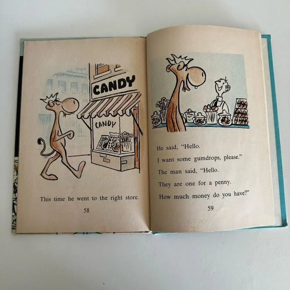 Morris Goes To School Vintage 1970 Hardcover Book